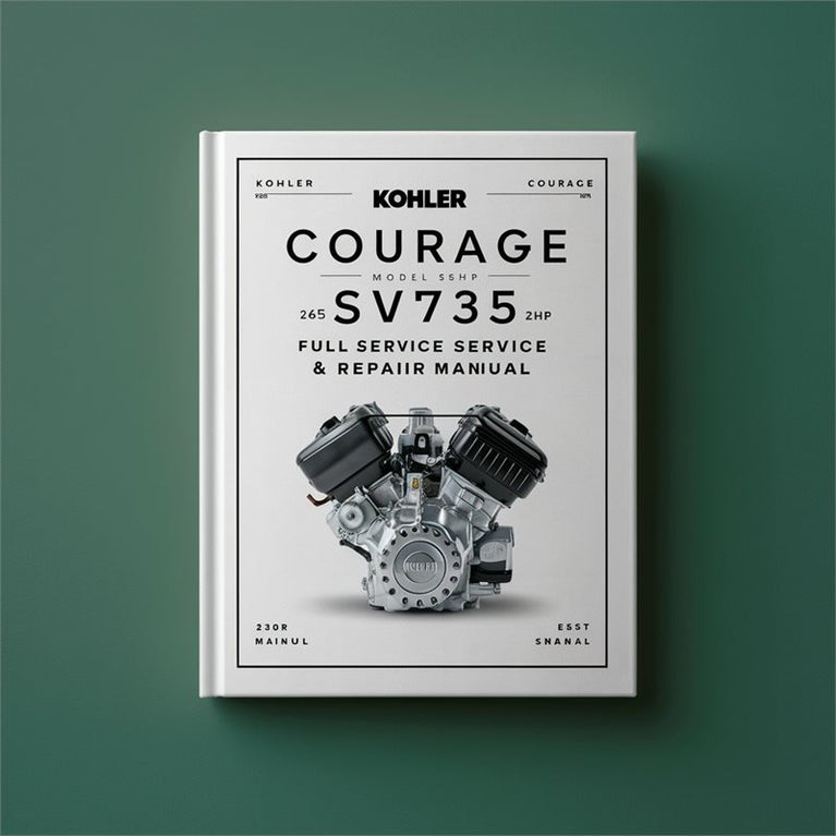 KOHLER COURAGE Model SV735 26HP Engine Full Service & Repair Manual PDF