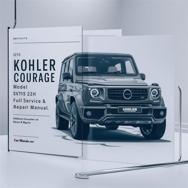 Kohler Courage Series Model SV715 22HP Engine Service Repair Workshop Manual PDF