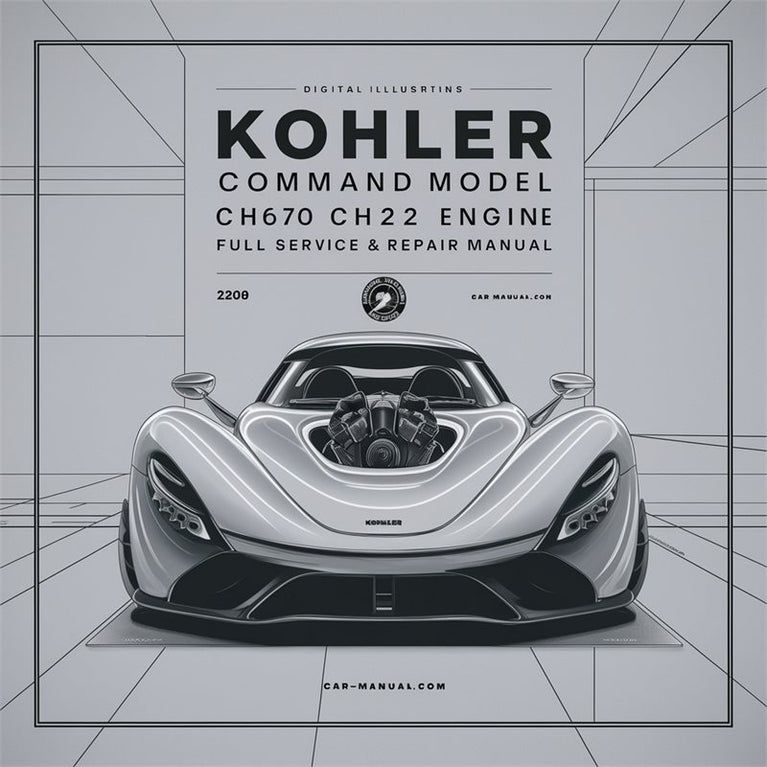 Kohler Command Pro Models Model CH670 CH22 22HP Engine Service Repair Workshop Manual PDF