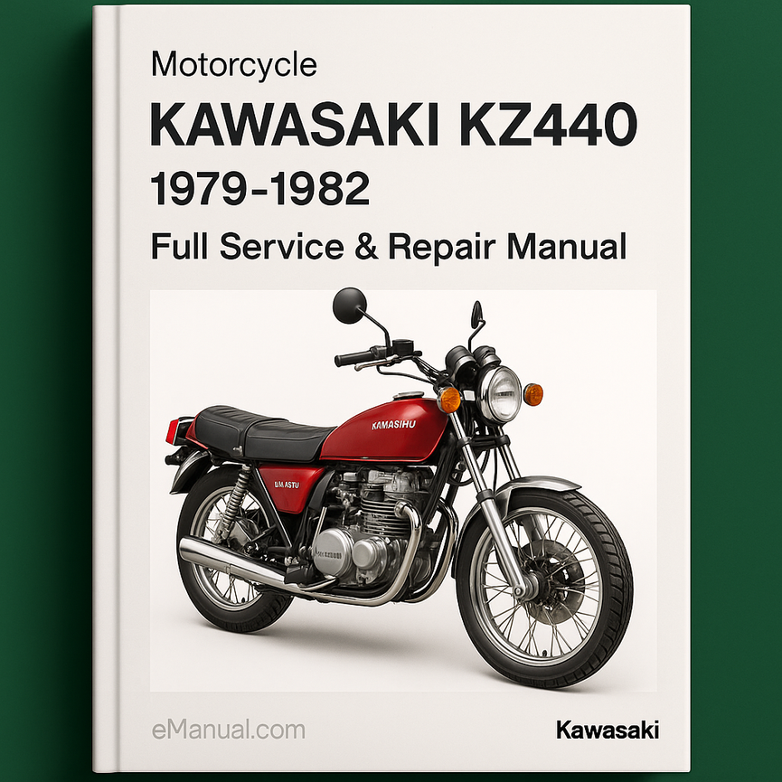 KAWASAKI KZ440 Motorcycle Full Service & Repair Manual 1979-1982