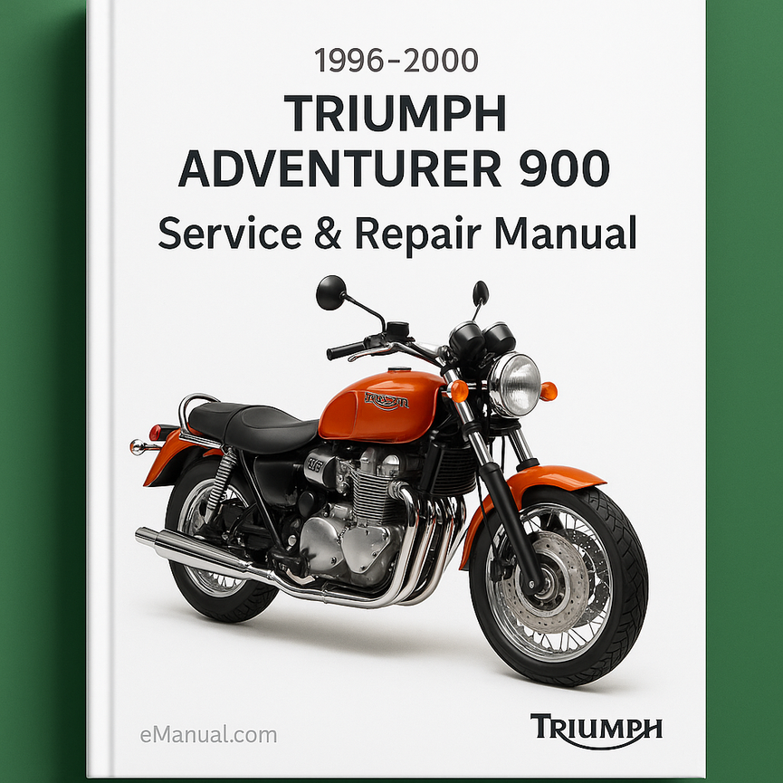1996-2000 Triumph Adventurer 900 vollständiges Service-Reparaturhandbuch