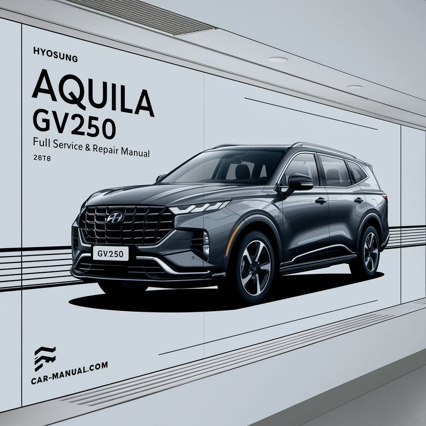 HYOSUNG AQUILA GV250 Vollständiges Service- und Reparaturhandbuch