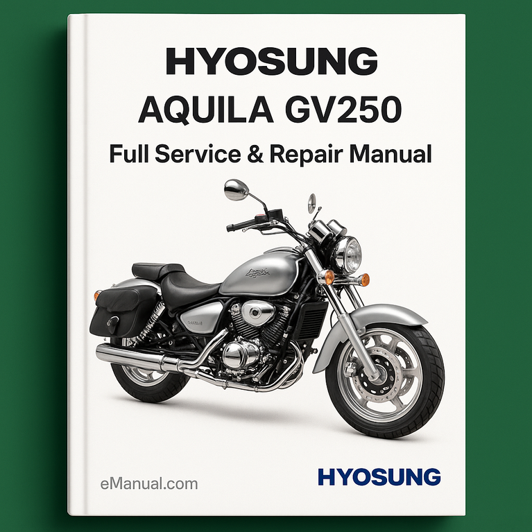 HYOSUNG AQUILA GV250 Full Service & Repair Manual