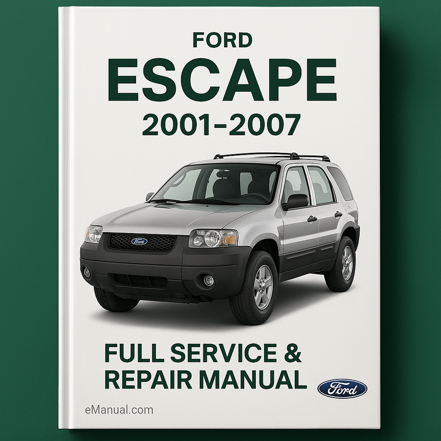 Manual de reparación y servicio completo de Ford Escape 2001-2007