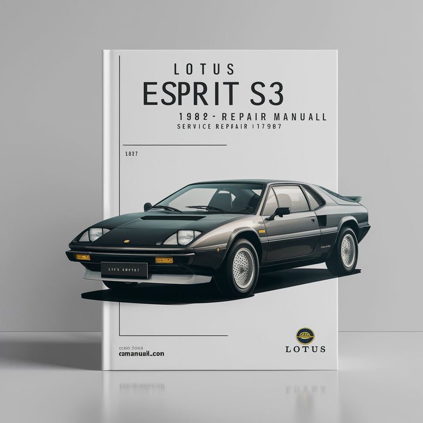 Lotus Esprit S3 1980 1981 1982 1983 1984 1985 1986 1987 Manual de servicio y reparación