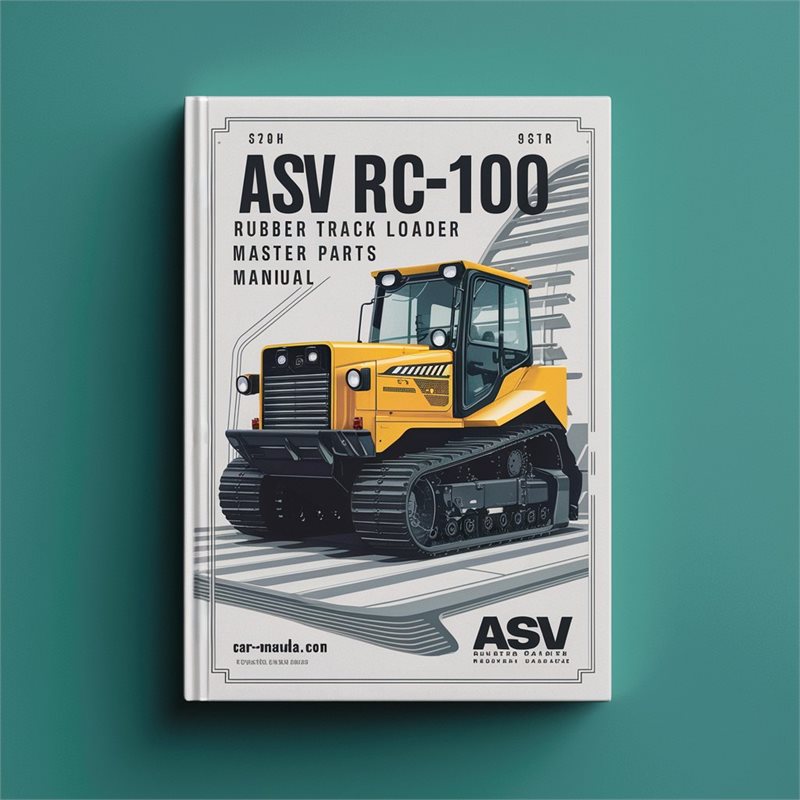 ASV RC-100 Rubber Track Loader Master Parts Catalog PDF