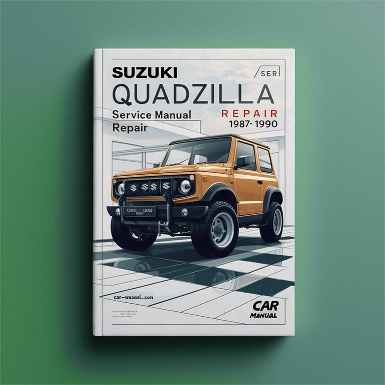 1987-1990 Suzuki LT500R Quadzilla - LTR500 Service Repair Workshop Manual PDF