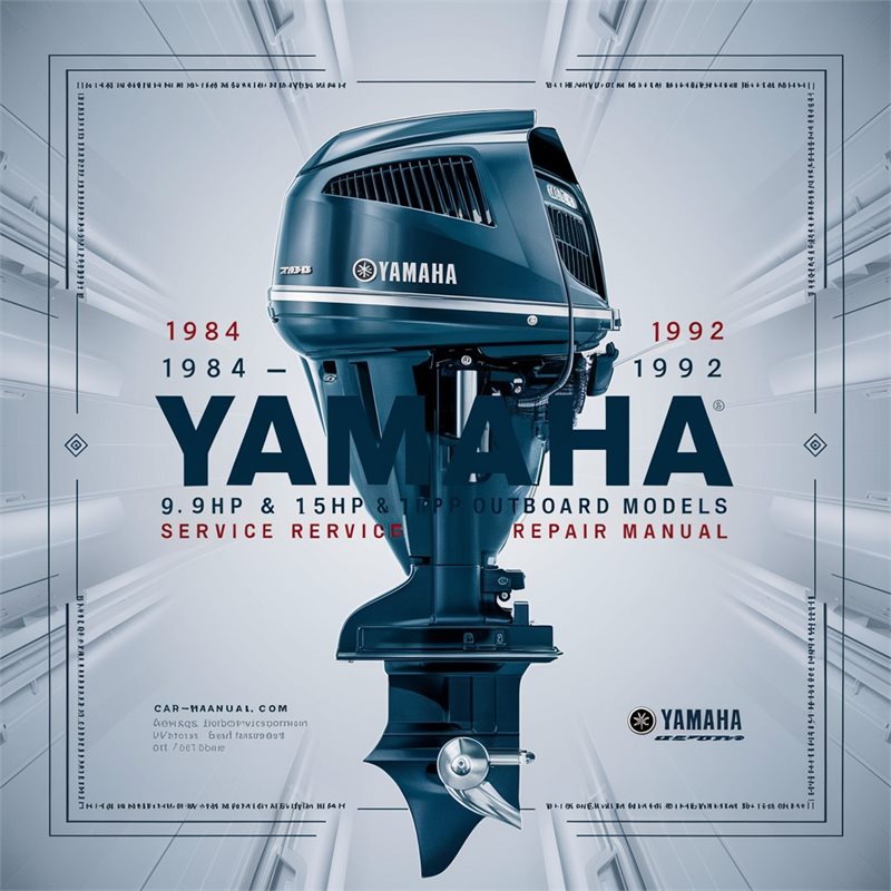 1986-1992 Yamaha 9.9hp 15HP 2-stroke Outboard Models Service Repair Workshop Manual PDF