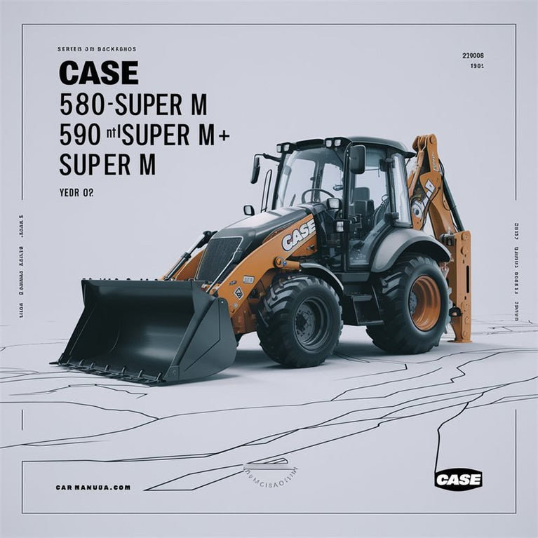 Case 580M Super M 580 590 Series 2 Loader Backhoes Operators Operator's Manual PDF