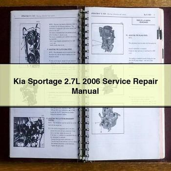 Kia Sportage 2.7L 2006 Service Repair Manual