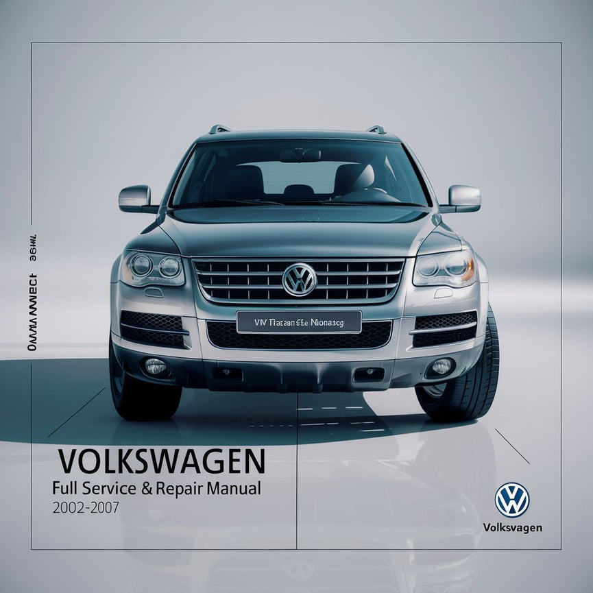 Manual de servicio y reparación completo del Volkswagen VW TOUAREG 2002-2007