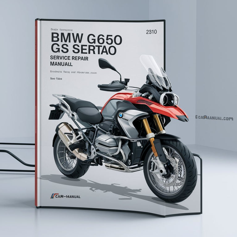 Manual de servicio y reparación de BMW G650 GS Sertao