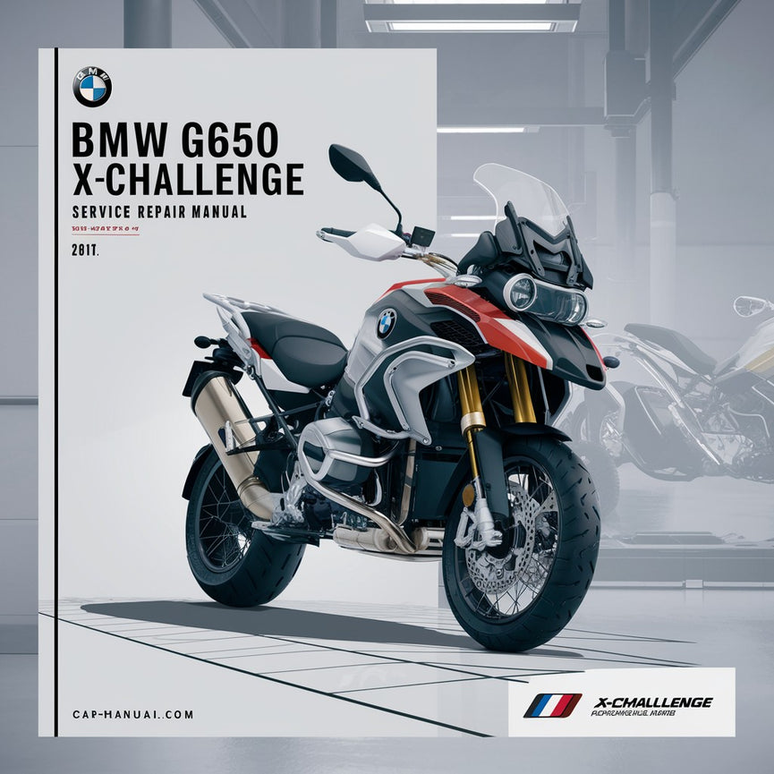 Manual de servicio y reparación del BMW G650 Xchallenge