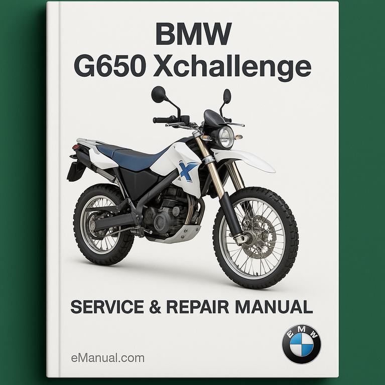 Manual de servicio y reparación del BMW G650 Xchallenge