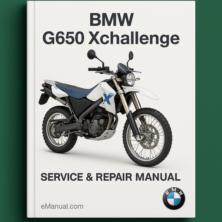 BMW G650 Xchallenge Service-Reparaturhandbuch