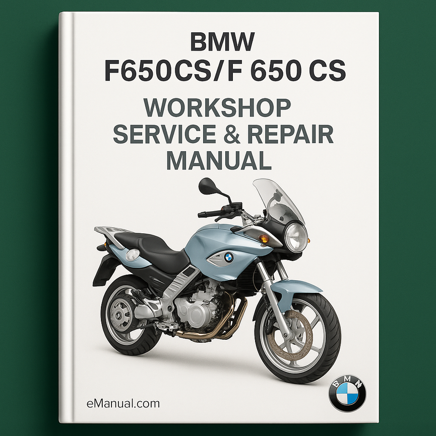 BMW F650CS/F 650 CS Werkstatt-Service-Reparaturhandbuch