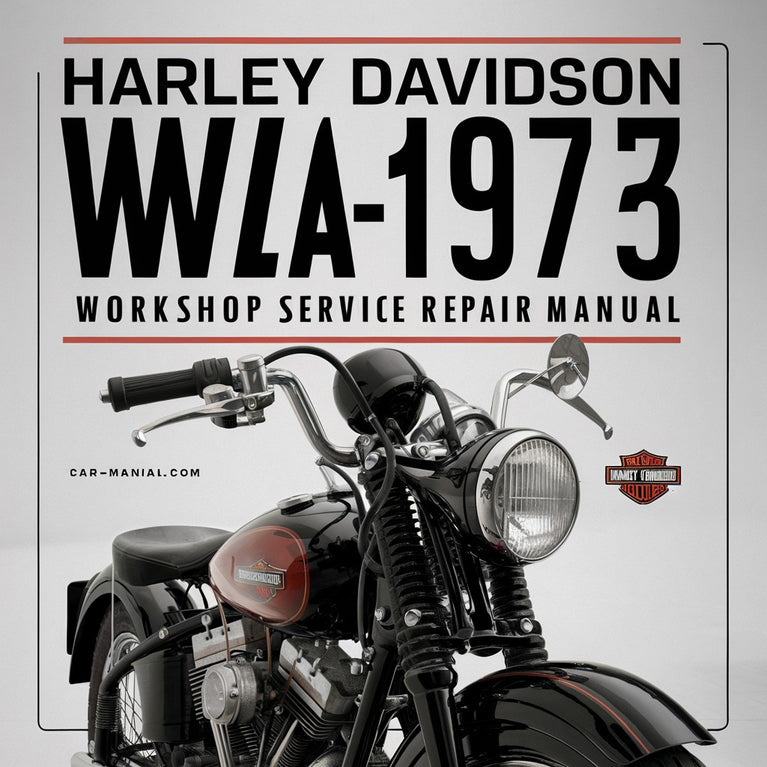 Harley Davidson WLA 1937-1973 Werkstatt-Service-Reparaturhandbuch