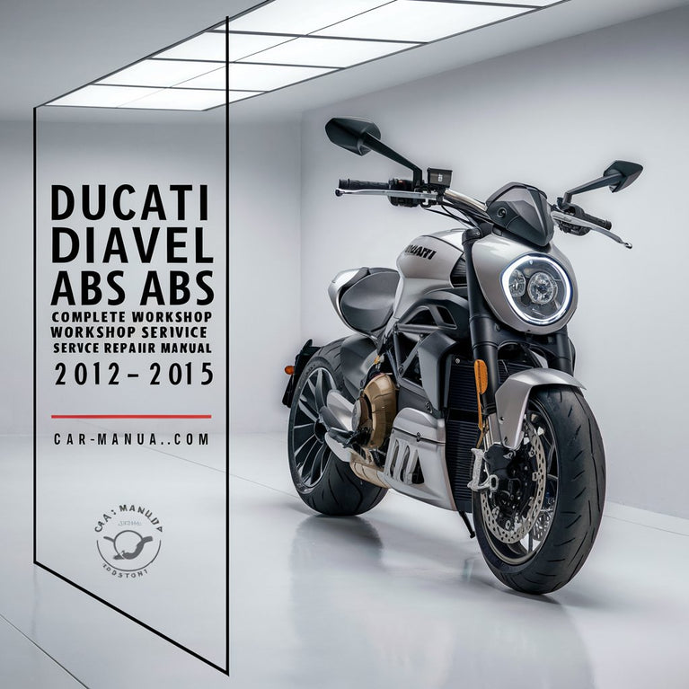 Manual de reparación y servicio de taller completo de ABS Carbon ABS Ducati Diavel 2012 2013 2014 2015