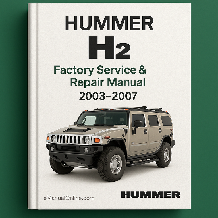 HUMMER H2 Factory Service Repair Manual 2003-2007