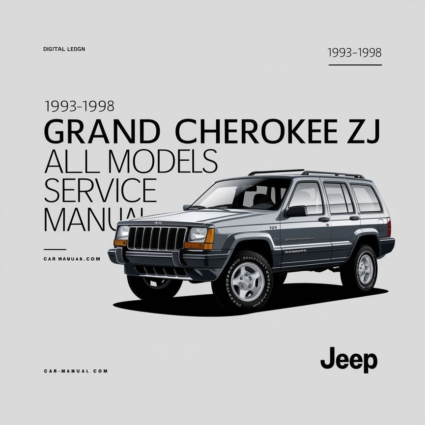 Manual de servicio de fábrica para todos los modelos Jeep Grand CHEROKEE ZJ 1993-1998 (vista previa gratuita, 358 MB, indexado y con capacidad de búsqueda, FSM completo)