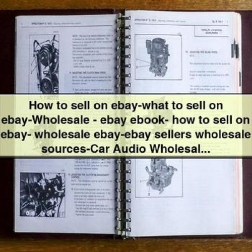 Ebay Seller : How Sell On Ebay, Wholesale Strategies Ebook Service Repair Workshop Manual PDF