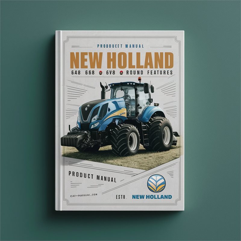 New Holland 648 658 678 688 Round Baler Features Product Service Repair Workshop Manual PDF