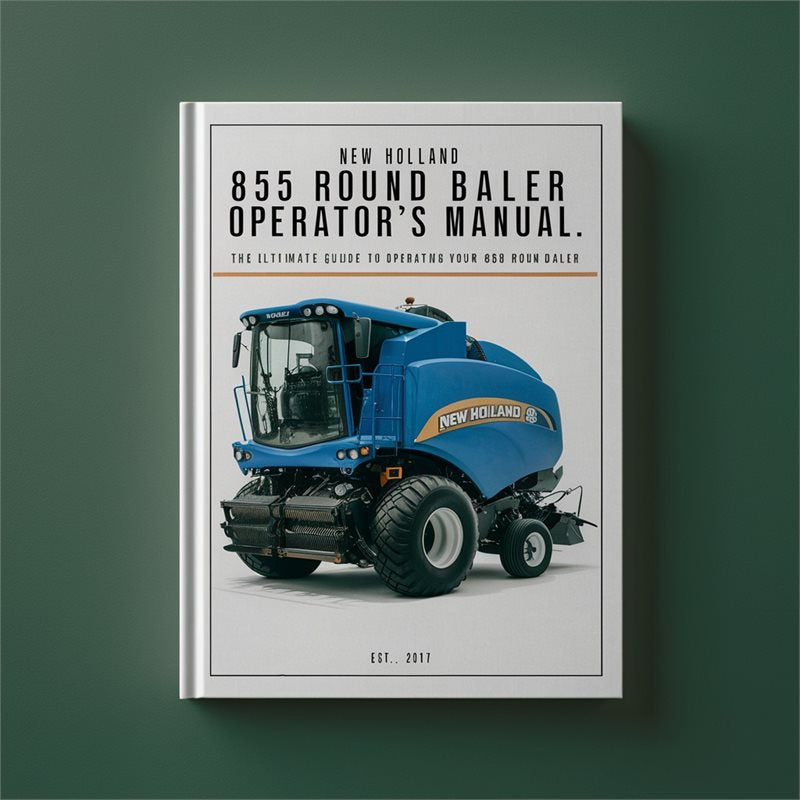 NEW Holland 855 ROUND BALER OperatorS Manual PDF