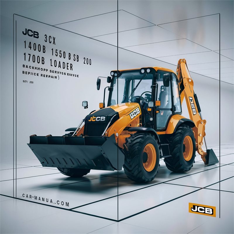 JCB 3CX 1400B 1550B 1700B 200 Series Backhoe Loader Service Repair Workshop Manual PDF