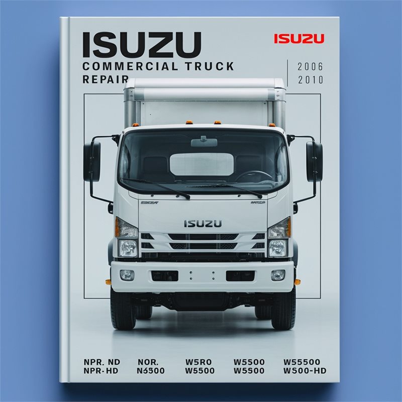 Isuzu Commercial Truck NPR NPR-HD NQR NRR W3500 W4500 W5500 W5500HD Complete Workshop Service Repair Manual 2006 2007 2008 2009 2010 PDF