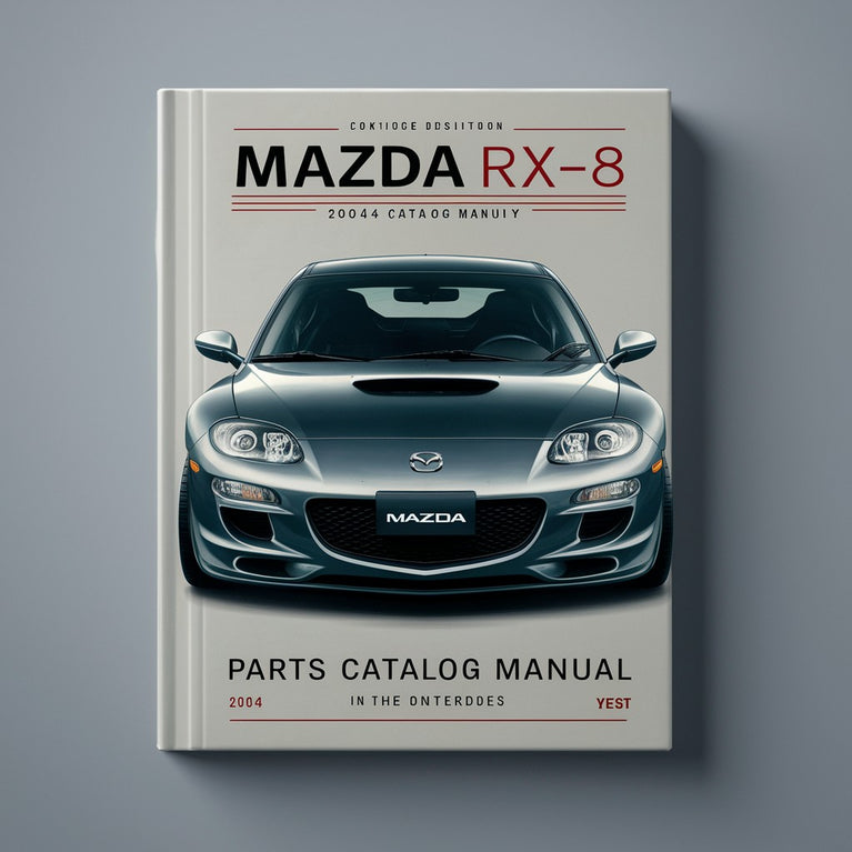 Mazda RX-8 2004 Ersatzteilkatalog, Handbuch