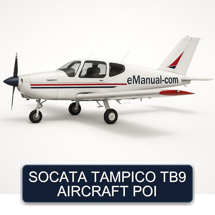 SOCATA TAMPICO TB9 AIRCRAFT POI