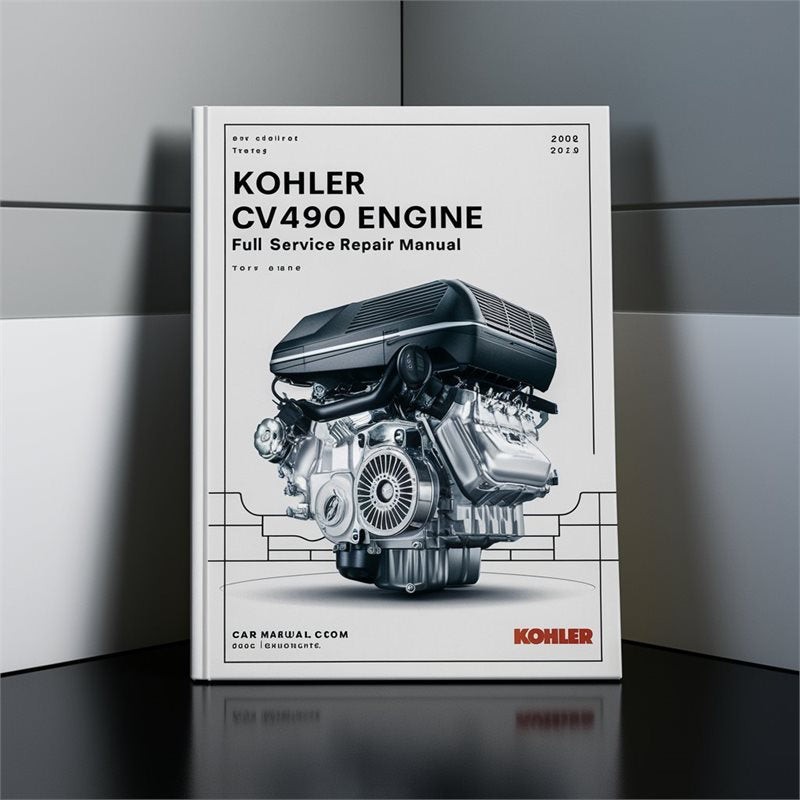Kohler Command Pro Models CV490 Engine Service Repair Workshop Manual PDF