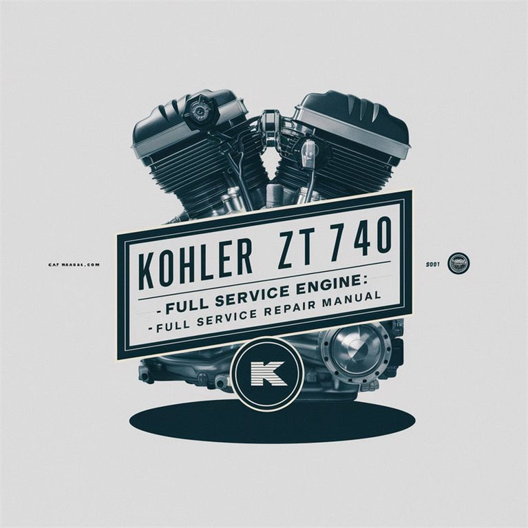 Kohler ZT Series ZT740 Engine Service Repair Workshop Manual PDF