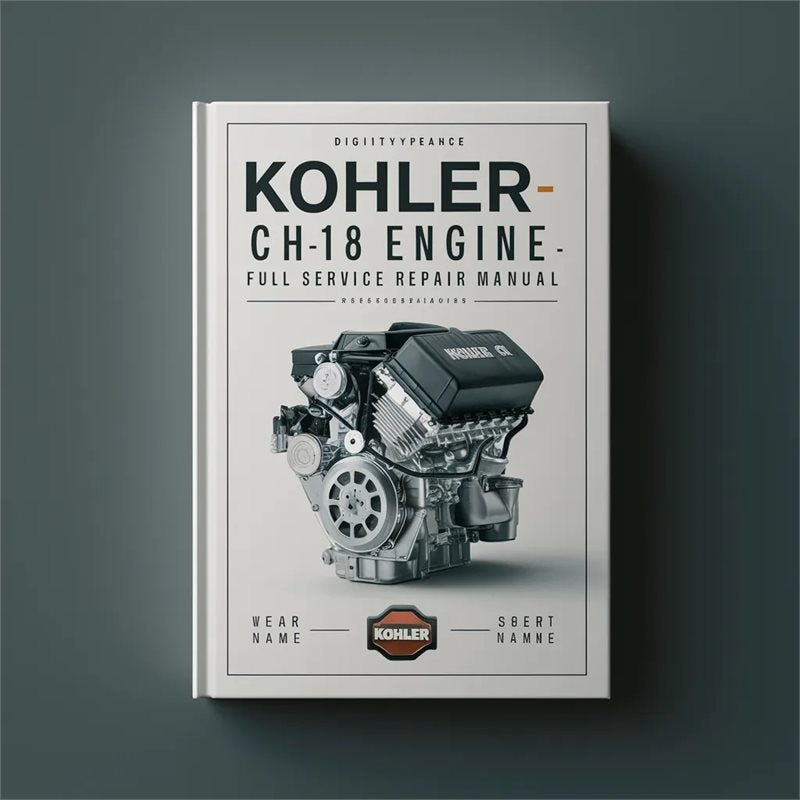 Kohler Command Pro Models CH18 Engine Service Repair Workshop Manual PDF