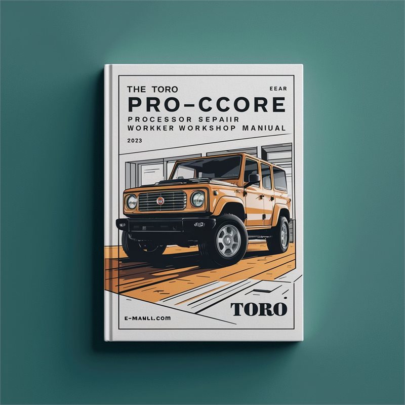 Toro Procore Processor Service Repair Workshop Manual PDF