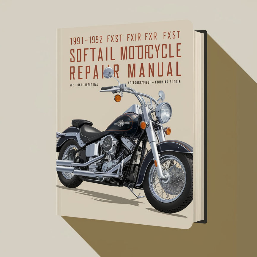 1991-1992 FLST FXLR FXST Softail Motorcycle Repair Manual