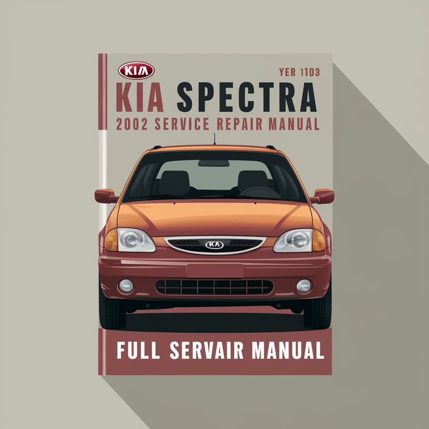 KIA SPECTRA 2002 Komplettes Service-Reparaturhandbuch