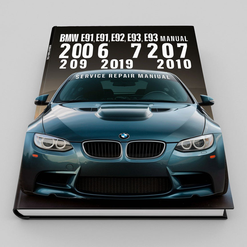 BMW E90 E91 E92 E93 2006 2007 2008 2009 2010 Service Repair Manual