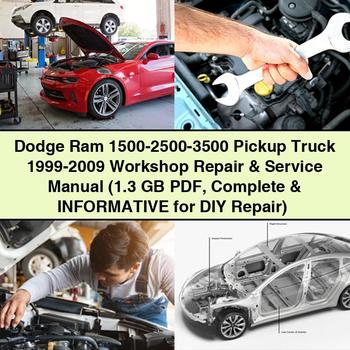 Manual de taller, reparación y servicio de camionetas Dodge Ram 1500-2500-3500 1999-2009 (1,3 GB, completo e informativo para reparaciones por cuenta propia)