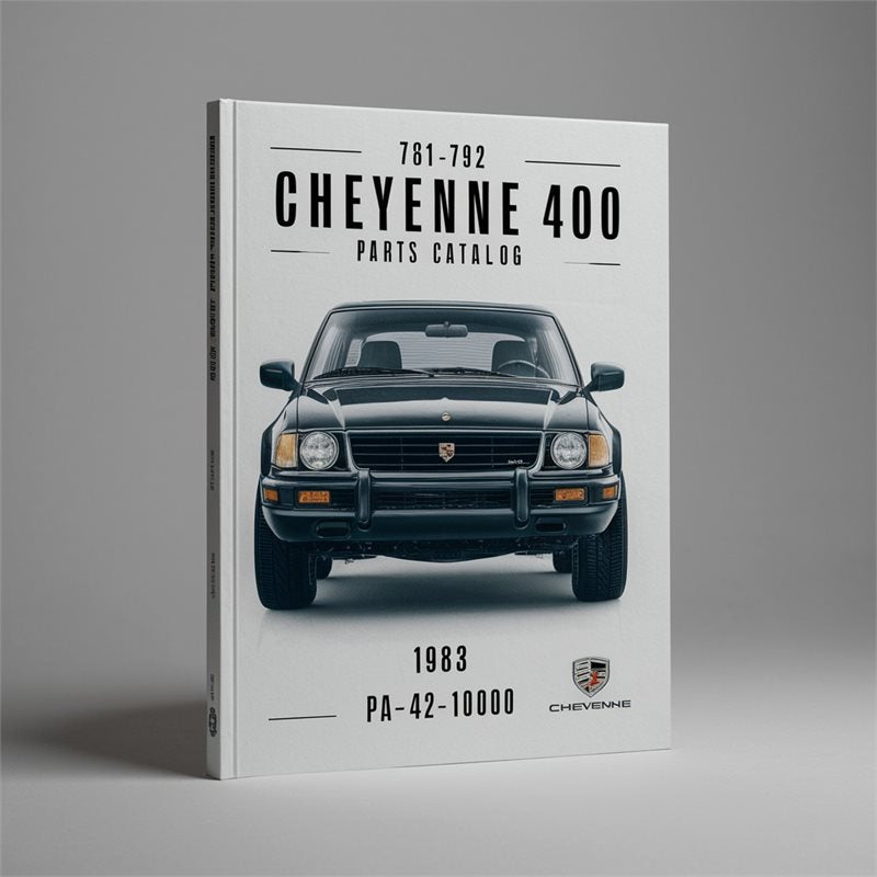 761-792 Cheyenne 400 - Pa-42-1000 Parts Catalog PDF