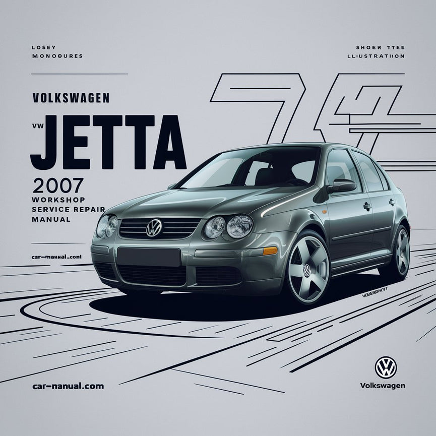 Manual de reparación y servicio del taller Volkswagen VW Jetta 2007