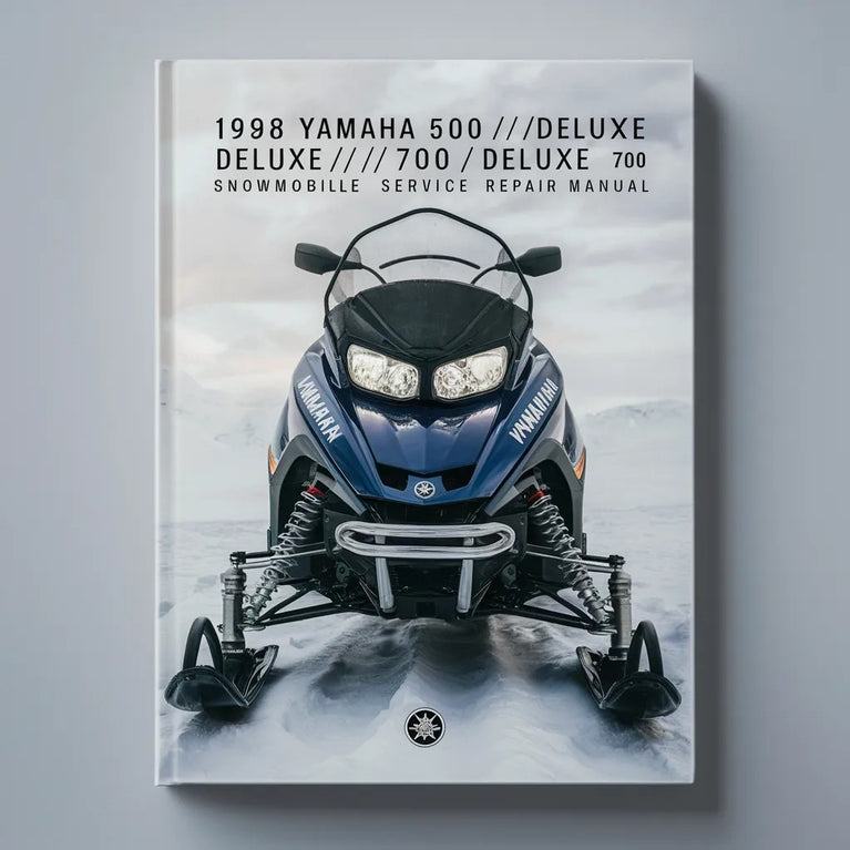 Manual de reparación y servicio de motos de nieve Yamaha VMAX 500/DELUXE/600/DELUXE/700/DELUXE/Venture 700 1998