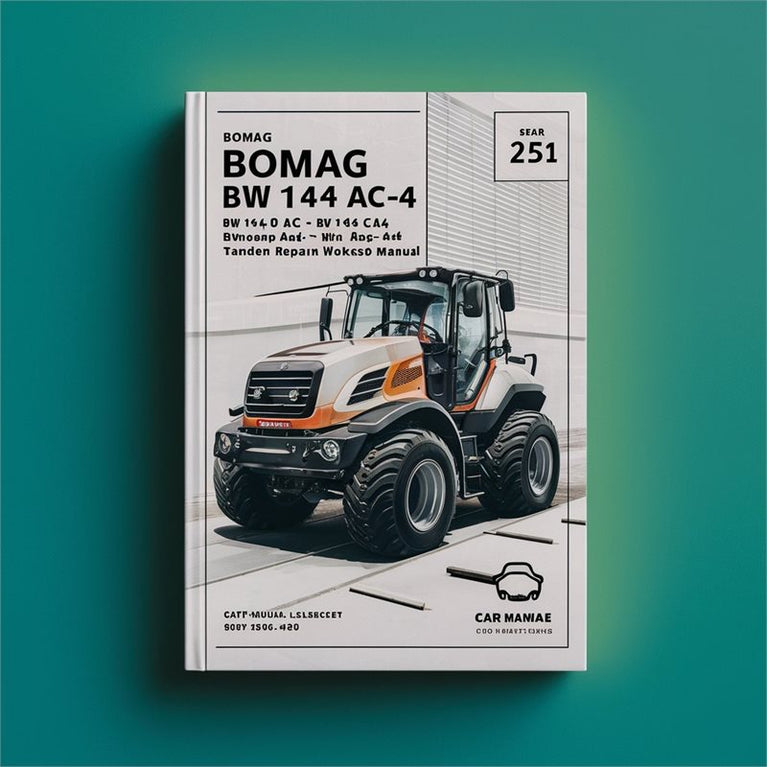 Bomag BW 141 AD AC-4 151 154 Tandem Rollers Service Repair Workshop Manual PDF