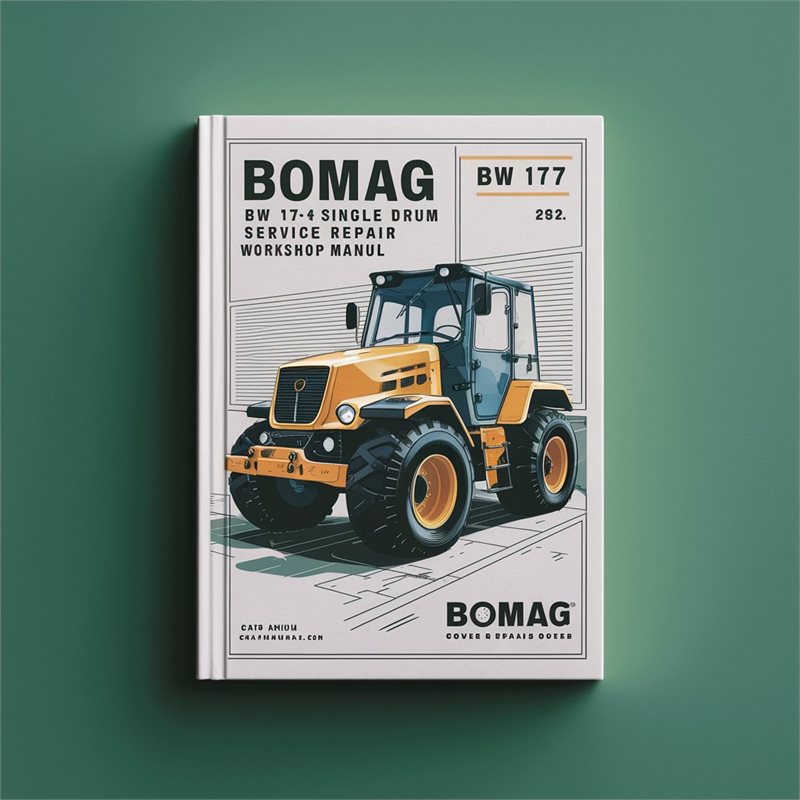 Bomag BW 177 D-4 Single Drum Rollers Service Repair Workshop Manual PDF