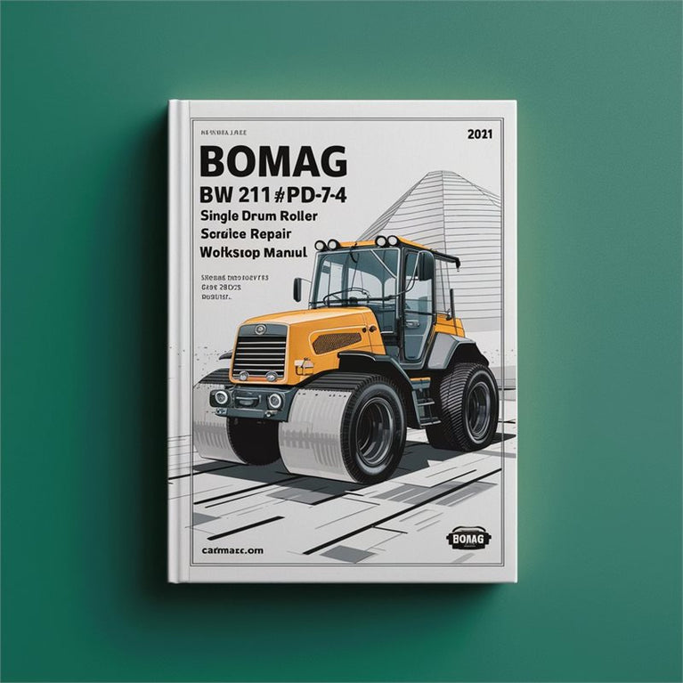 Bomag BW 211 D-4/bw PD-4 Single Drum Roller Service Repair Workshop Manual PDF