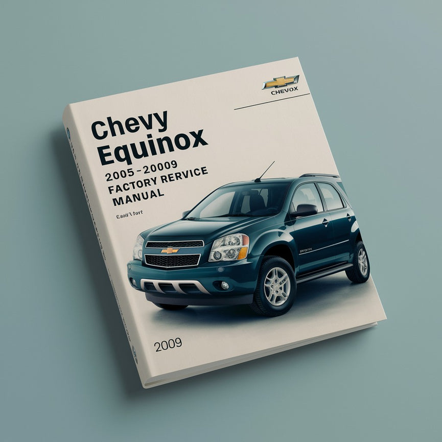 Manual de reparación y servicio de fábrica de CHEVY EQUINOX 2005-2009