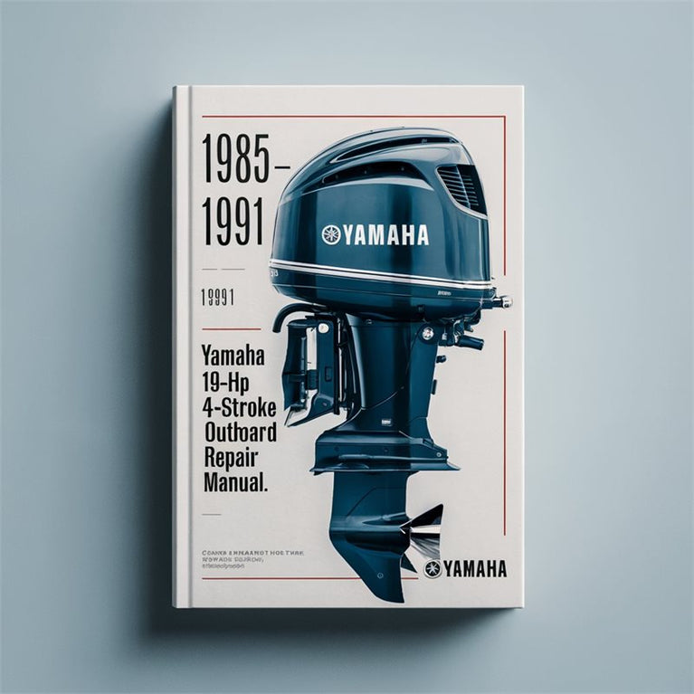 1985-1991 Yamaha 9.9hp 4-stroke Outboard Service Repair Workshop Manual PDF