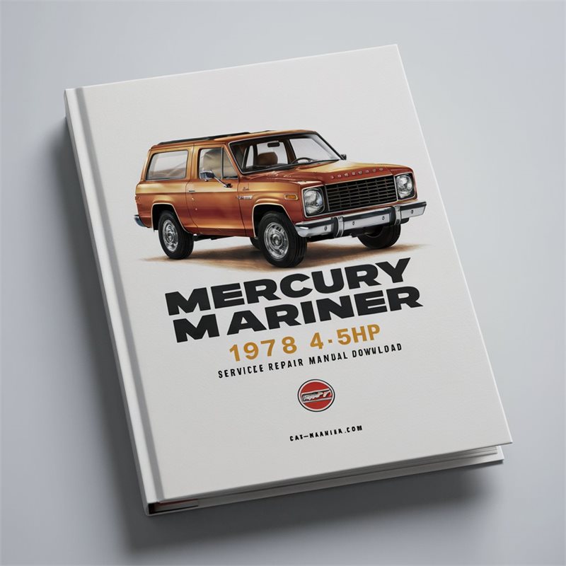 1978 Mercury Mariner 4.5hp Outboard Service Repair Workshop Manual PDF