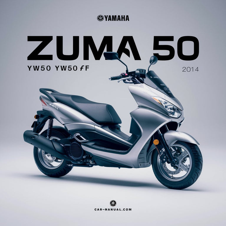 Manual de reparación y mantenimiento completo de Yamaha Zuma 50 YW50 YW50F 2011-2014