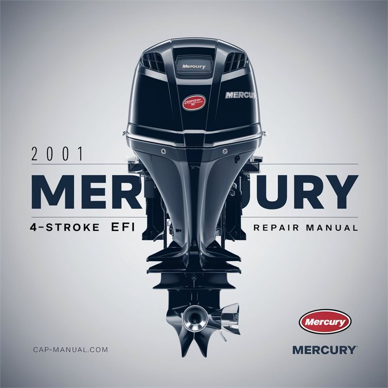 2001 Mercury 115HP 4-stroke EFI Outboard Service Repair Workshop Manual PDF